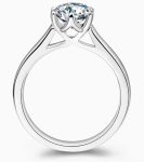 Engagement single dimond ring