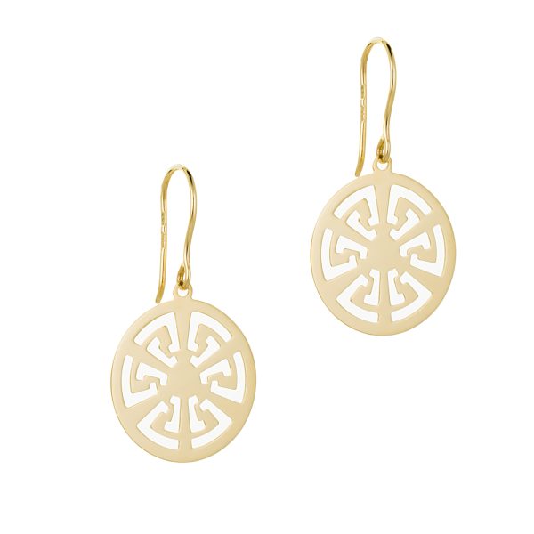 Ornament cut earrings